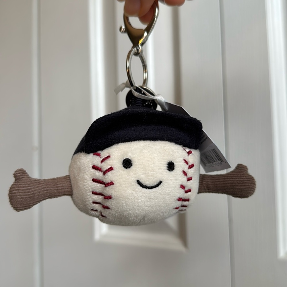 Jellycat Amuseables Sports Baseball Charm